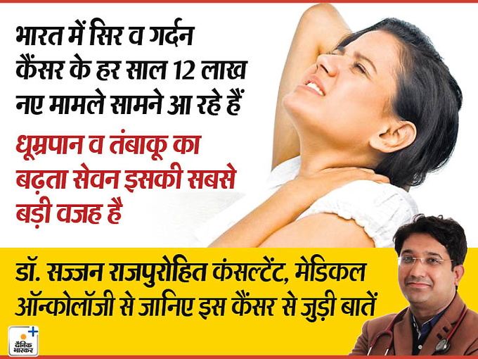 किशोरों और युवाओं में क्यों तेजी से बढ़ रहा है सिर व गर्दन का कैंसर?